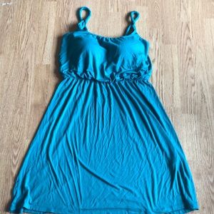 Large Denver Hayes Teal Dress